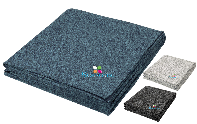 Heathered Fleece Blanket Heathered Fleece Blanket